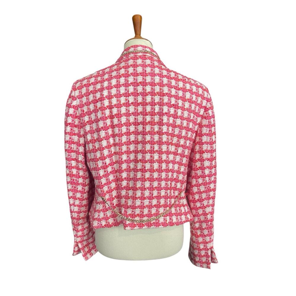 Etcetera Pink and White Tweed Jacket & Skirt Set - Picture 5 of 16